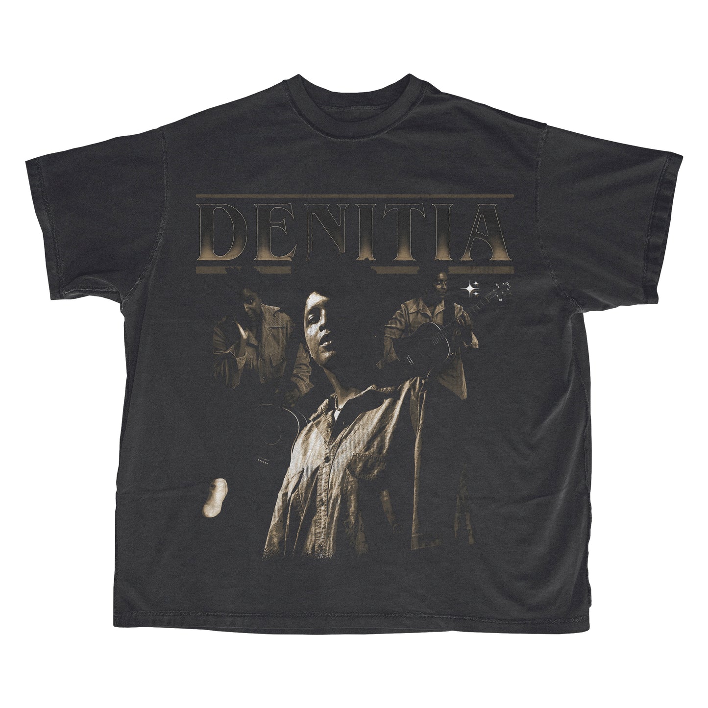 Denitia Black Tee